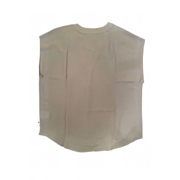 Banana Republic Light Blue Cap Sleeve Blouse Size Small New with Tags 0517U - Picture 7 of 8